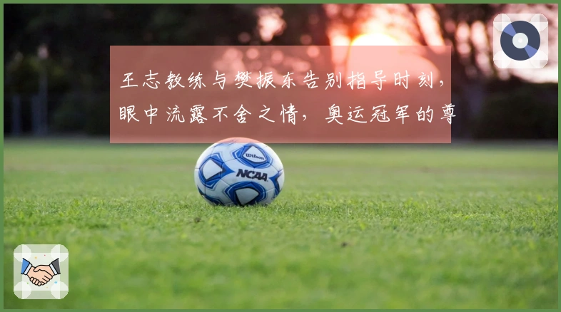 王志教练与樊振东告别指导时刻，眼中流露不舍之情，奥运冠军的尊贵体验。